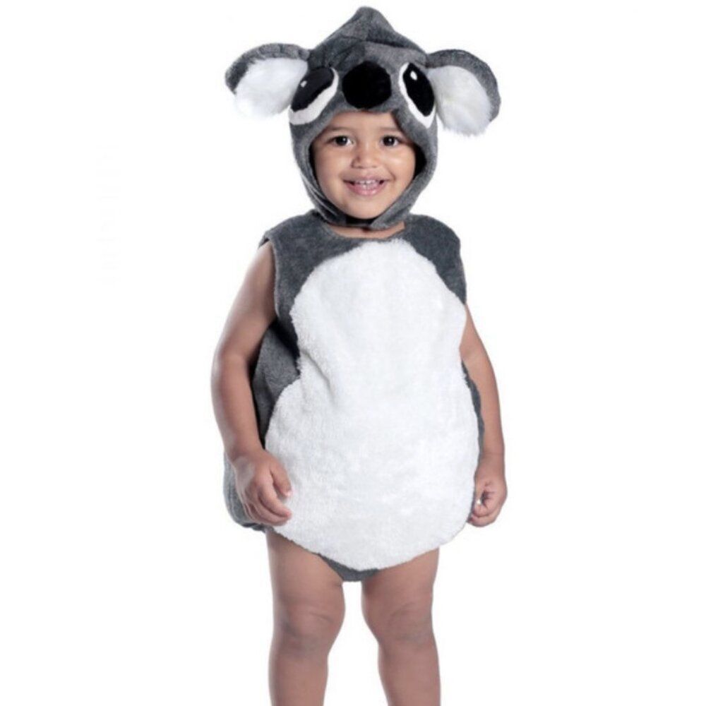 Princess Paradise Koala Costume 18 Months Plush Baby Halloween Outfit Gray White